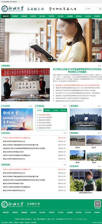 大連網站建設-聊城大學本科招生網