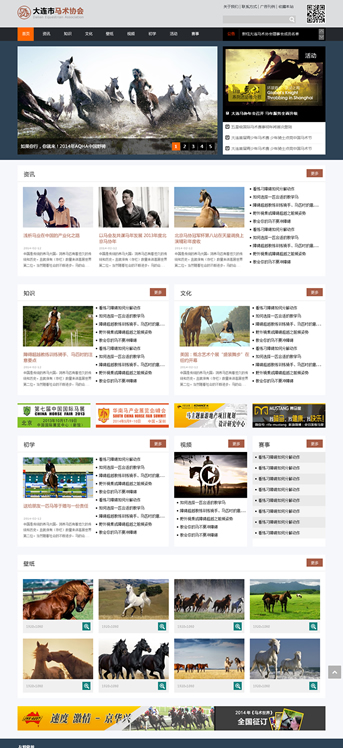 大連網站建設-大連馬術協會